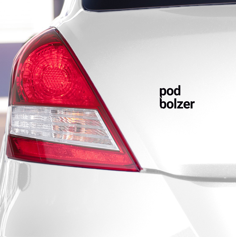Autoaufkleber Podbolzer